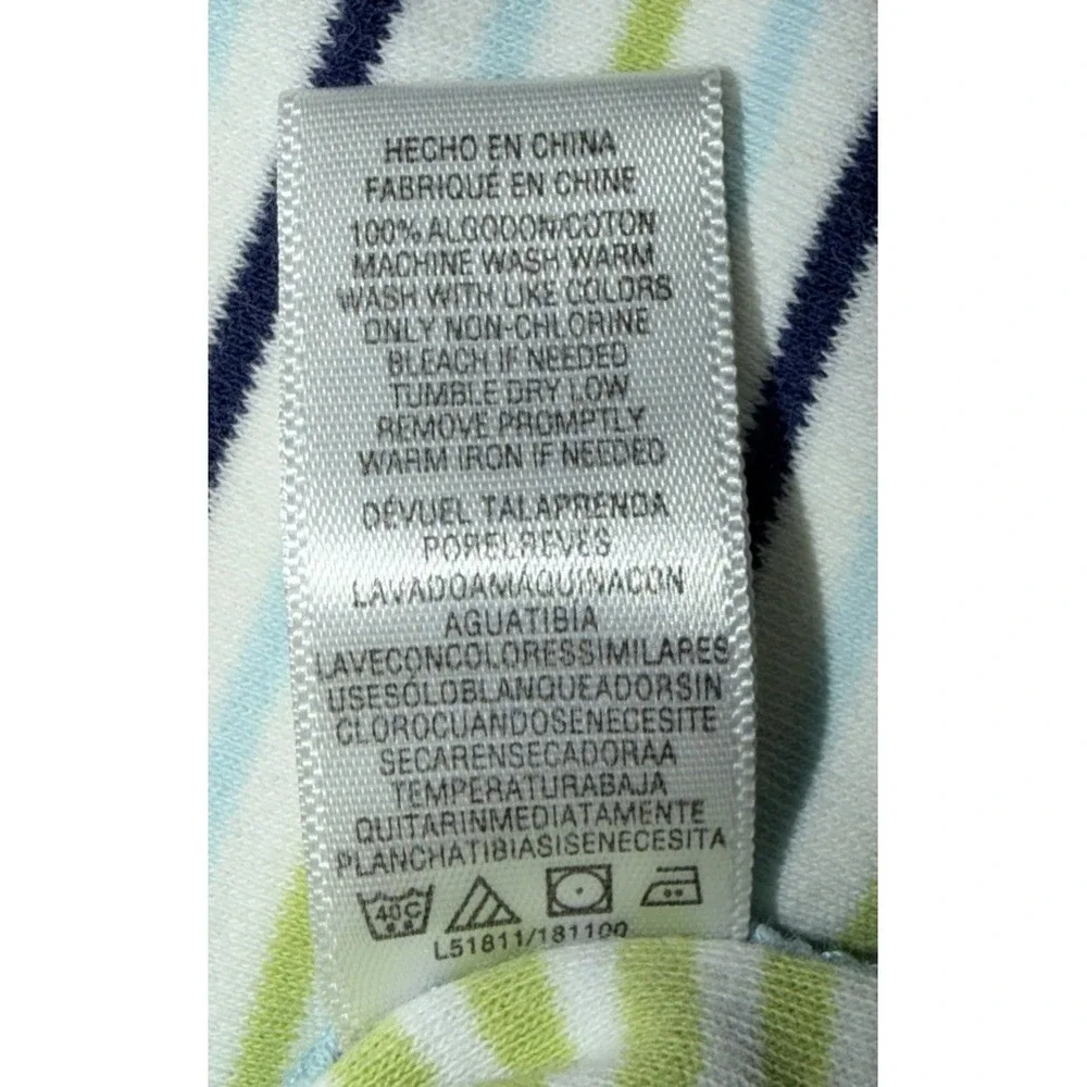 notNeutral Baby Striped Receiving Blanket Blue‎ Green Cotton Modern Design